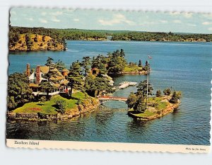 Postcard Zavikon Island, 1000 Islands, New York