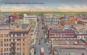 Texas El Paso San Antonio Street Looking East 1947