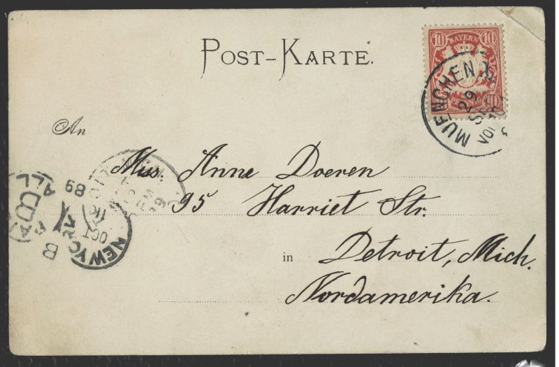 Munich Rathskeller - 1889