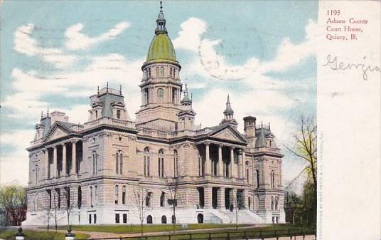 Adams County Court House Quincy Illinois 1906