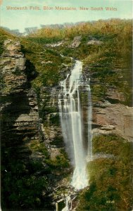 Postcard Sylvia Falls Valley of the Waters Blue Mountains New South Wales AUS
