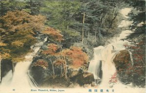 Japan Nikko Riuzu Waterfalls #67 Postcard 22-880