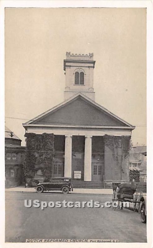 Dutch Reformed Church, Port Richmond, S.I., New York