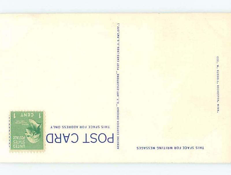 Unused Linen OLD CARS AT HOSPITAL Rochester Minnesota MN d5445