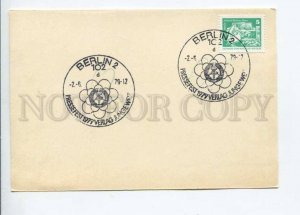 291980 EAST GERMANY GDR 1979 card Berlin press