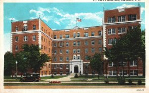 VINTAGE POSTCARD ST. LUKE'S HOSPITAL ABERDEEN SOUTH DAKOTA WHITE BORDER c. 1930