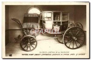 Old Postcard Rueil Malmaison Chateau of the car that led the empress in the c...