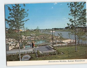 Postcard Downtown Wichita Kansas Waterfront Kansas USA