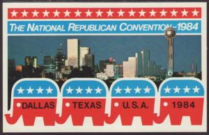 National Republican Convention,1984 Dallas,TX Postcard