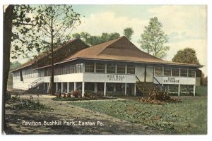 Postcard Pavilion Bushkill Park Easton PA