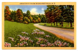 NY - Catskills, Margaretville. Greetings!