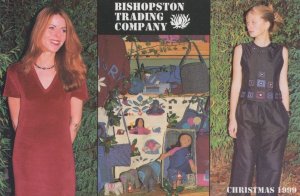 Indian Employment Clothes Fashion Bristol Glastonbury Advert Postcard