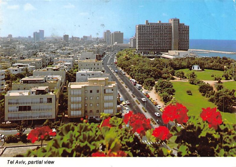 Partial View Tel Aviv Israel Postal Used Unknown 