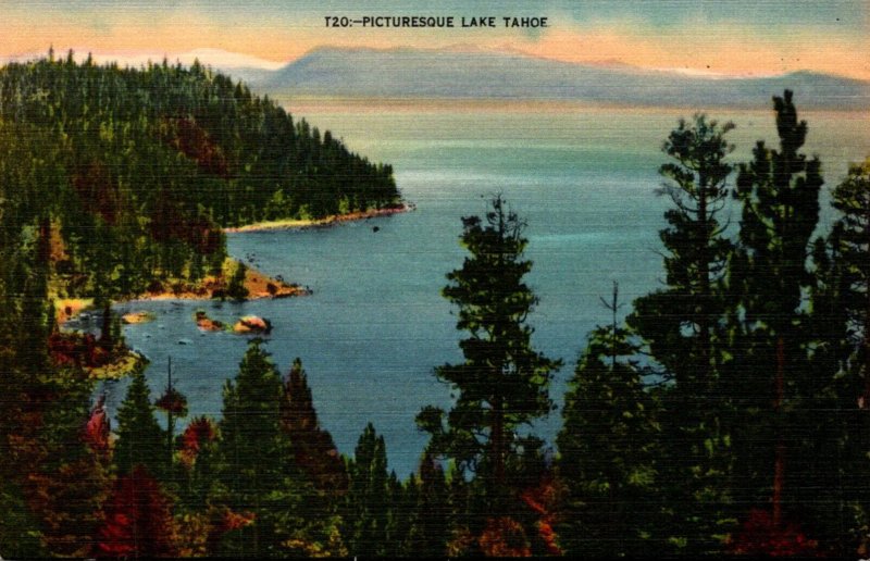 California Lake Tahoe Picturesque View