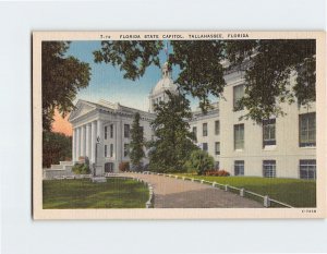 Postcard Florida State Capitol, Tallahassee, Florida