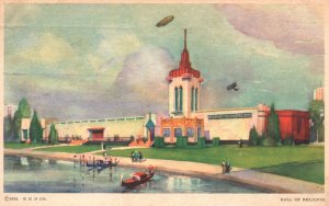 Vintage Postcard 1933 Hall Of Religion Century Of Progress Chicago World's Fair