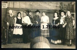 h188 - Finnish Theatre Play. Real Photo Postcard. 1935, Probably Canada