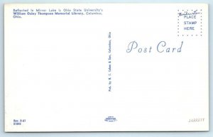 COLUMBUS, OH ~ Ohio State University WILLIAM OXLEY THOMPSON LIBRARY  Postcard