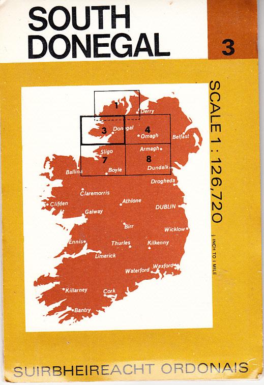 South Donegal Ireland Ordinance Survey