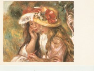 Auguste Renoir. The two sisters Fine art, painting, modern French postcard