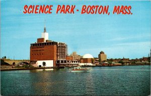 Science Park Boston Massachusetts MA City View Postcard
