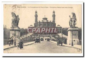 Any Paris (8th) Old Postcard Trocadero and the bridge & # 39iena