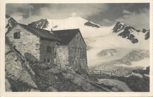 Mountaineering Austria Hildesheimerhutte refuge cottage 1928