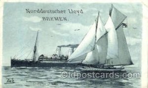 Friedrich der Grosse Ship Ocean Liner Unused close to grade 1, light corner w...