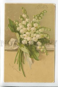 3184990 GREETING Lily of the Valley by C. KLEIN Vintage M&B PC