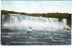 The American Falls, Niagara, Ontario, Used Nova Scotia Split Ring Cancel