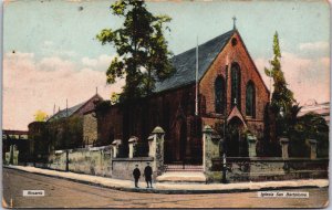 Argentina Rosario Iglesia San Bartolome Vintage Postcard C082