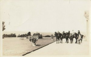 RP: POLAND SPRINGS, Maine , 1920 , Horse Back Riding