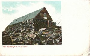 Vintage Postcard Mount Washington Tip Top House Jackson New Hampshire Chisholm