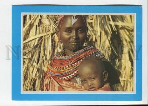 470816 Africa Kenya Tribes Samburu mother and child Old postcard