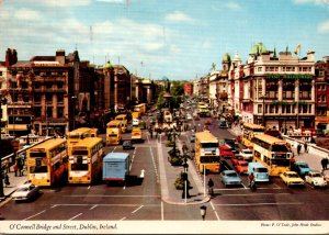 Ireland Dublin O'Connell Bridge and Street 1988