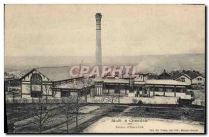 Old Postcard Folklore Wine Vineyards Champagne Moet et Chandon Station & # 39...