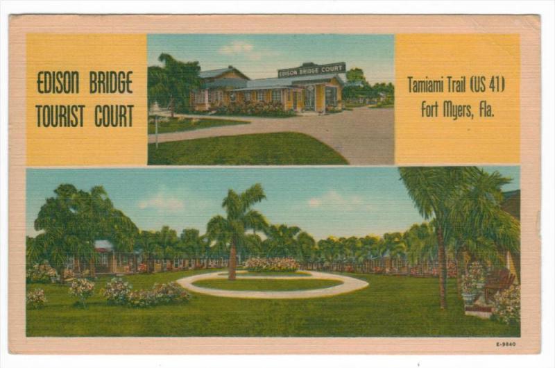 Florida  Fort Myers  Edison Bridge Tourist Court