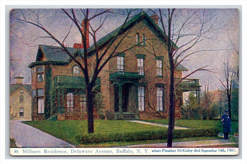 New York  Buffalo  Milburn Residence, Delaware Avenue , Pres. McKinley died here