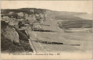 CPA VEULES-les-ROSES - Panorama de la Plage (126417)