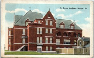 1918 St. Teresa Academy Decatur Illinois Postcard