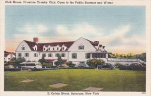 New York Syracuse Drumlins Country Club Club House