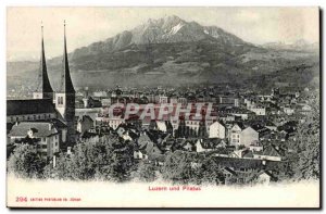 Switzerland Pilatus Luzernund Old Postcard