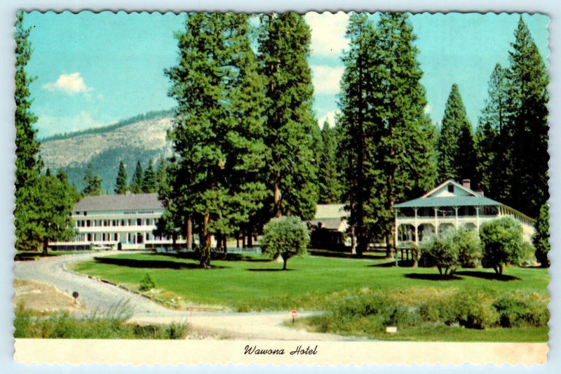 YOSEMITE NATIONAL PARK, California CA ~ WASONA HOTEL 4x6 c1970s  Postcard