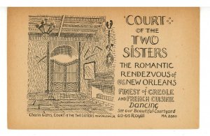 LA - New Orleans. Court of the Two Sisters