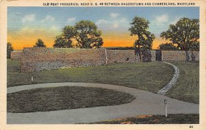 Old Fort Frederick between Hagerstown and Cumberland - Hagerstown, Maryland MD