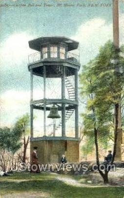 Curfew Bell & Tower in Mt Morris Park, New York