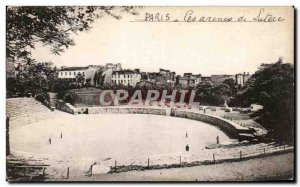 Old Postcard Paris Les arenes de Lutece