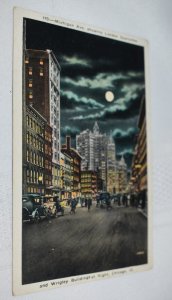 170 Michigan Ave showing London Guarantee and Wrigley Buildings Chicago Postcard