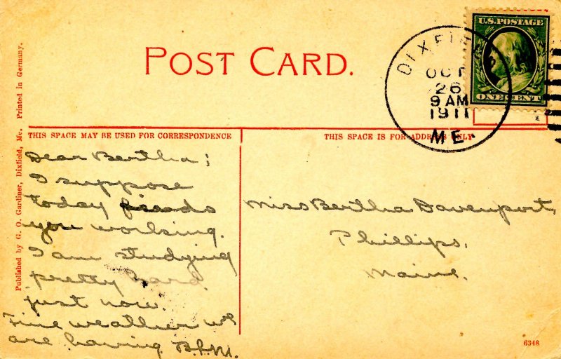 ME - Dixfield. Weld Street