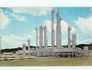 Vintage Post Card Oil Refinery Oil Wells Ozona  Texas  # 4528